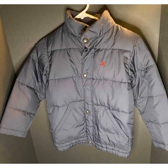 Polo Ralph Lauren Other - Vtg Polo Ralph Lauren Kids Size 6 Navy Blue Puffer Jacket